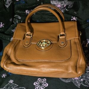 Michael Kors Brown Leather Satchel
